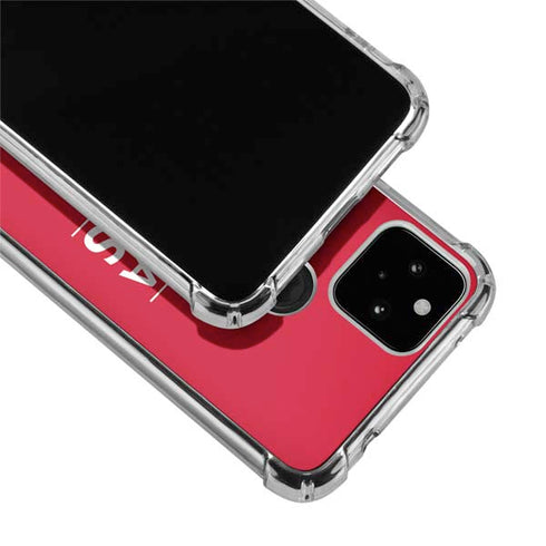 NBA Atlanta Hawks Standard - Red Google Pixel 5 Clear Case